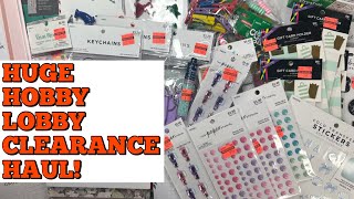 HUGE HOBBY LOBBY CLEARANCE HAUL- up to 90% off COME SEE! 