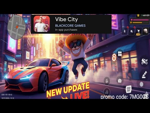 Vibe City New Update (October 2025): Trading, Meme Skins & Car Customization! 🚗💥