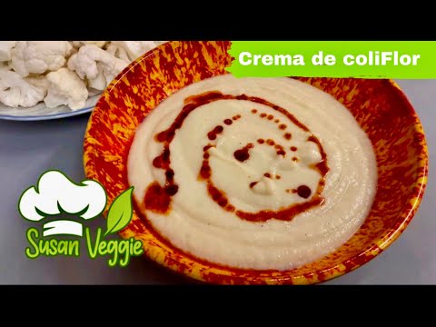 Crema de coliflor enriquecida