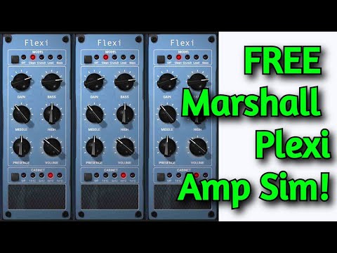 FREE Marshall PLEXI Amp Sim by IK Multimedia MixBox CS - FLEXI Guitar Vst Plugin - Review & Demo