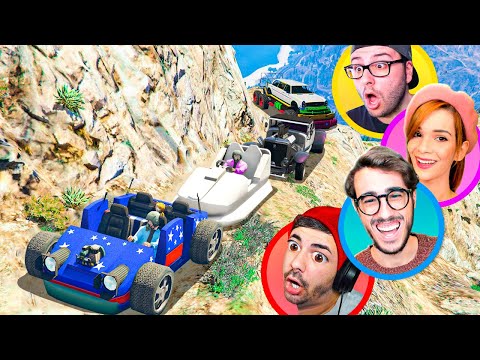 SFIDO I MIEI AMICI A CHI ARRIVA AL MONTE CHILIAD PER PRIMO! - Gta 5