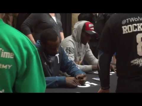 Shabazz Muhammad & Anthony Bennett Signing – iFolloSports.com