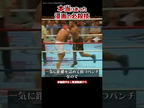 #はじめの一歩 ガゼルパンチの元ネタ、実写映像がこちら【格闘技解説】