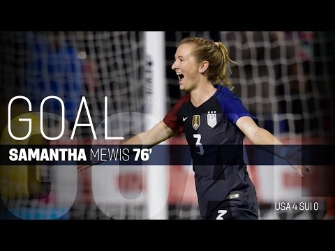 WNT vs. Switzerland: Samantha Mewis Goal - Oct. 19, 2016