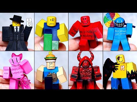 [Roblox]Making Forsaken Bluudud Mafioso John Doe C00lkidd Milestone IV Sculptures Timelapse