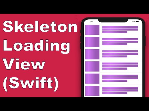 Create Skeleton Loading View in App (Swift 5) - Xcode 11, 2020
