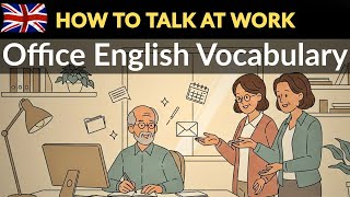 Office English Vocabulary | How to Talk at Work in English