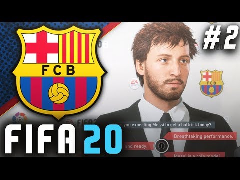 FIFA 20 Barcelona Career Mode EP2 - First Press Conference!! Another New Signing!!