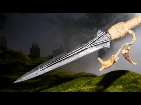 Forging The Spear of Destiny | Brackin Blades Forge | Knife Making