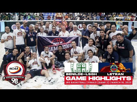 NCAA Season 98 JBB: Game Highlights - Letran vs LSGH (Finals | Game 2) (March 16, 2023)