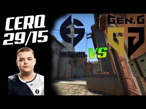 CSGO POV EG.CERQ(29/15) VS GEN.G INFERNO ESL Pro League Season 12 North America