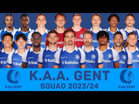 K.A.A. GENT Squad Season 2023/24 | KAA Gent | FootWorld