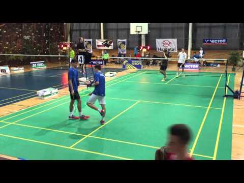 Vojtěch Sebera, David Waller - Petr Beran, Jan Louda 6-21 8-21