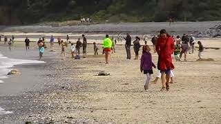 preview picture of video 'Beach At Les Rosaires, 22190 Plérin, Côtes-d'Armor, Brittany, France 26th August 2011'