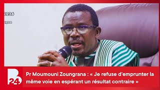Pr Moumouni Zoungrana : « Je refuse d'emprunter la même voie en espérant un résultat contraire »