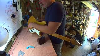 Video thumbnail for Westone Concord 1 re fret and setup Part 1 by Sam Deeks