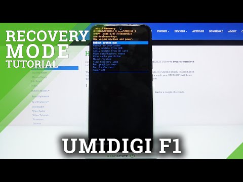How to Enter Recovery Mode on UMIDIGI F1 – System Recovery