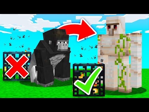 Julfish - They BANNED My OVERPOWERED Spawners on Minecraft Skyblock...