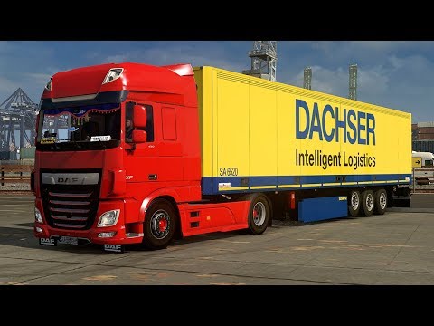 [ ETS2] Euro Truck Simulator 2 1.32 - Daf XF Euro 6 - Trailer Schmitz - Promods 2.31 #1