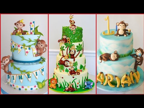 Monkey Cake Ideas/Beautiful Monkey Cake Designs For Birthday/Stunning Ideas