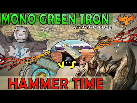 Mono Green Tron VS Hammer Time｜Gambling with Ancient Stirrings｜MTGO Modern League Match