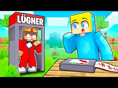 LÜGENDETEKTOR an meinen Freunden TESTEN in Minecraft!