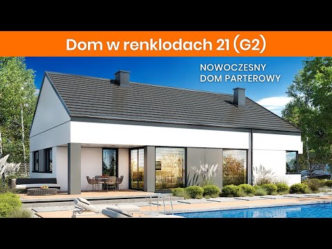 Dom w renklodach 21 (G2) – Nowoczesny dom parterowy I ARCHON+ Projekty Domów