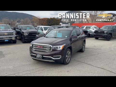 2017 GMC Acadia AWD SLT-2 in Purple for sale at Bannister Chevrolet Penticton in Penticton, BC