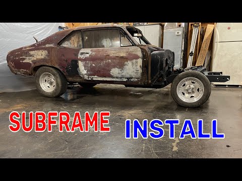 Budget Chevy Nova Subframe Install