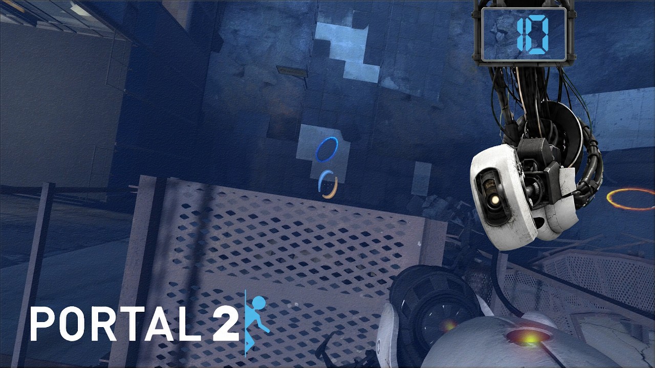 Bouncing like a Boss! Das blaue Gel des Todes 🔵🦘 | Portal 2 Let's Play