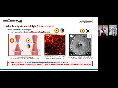 Quantum Seminar Mainz - 04.11.2021 - Cornelia Denz - Fully structured light goes 3D