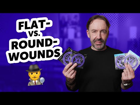 What are the sonic differences between Flatwound and Roundwound Strings? - Comparison