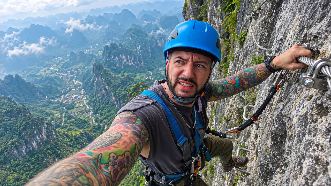Viajé a CHINA y terminé COLGADO de una montaña