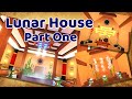 LUNAR HOUSE | Adopt Me Speed Build - Pink Blue Plays | Roblox
