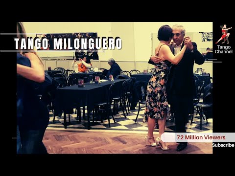 This is social tango dance  milonguero style, music Osvaldo Pugliese. Carlos Neuman, Charlene Chiu