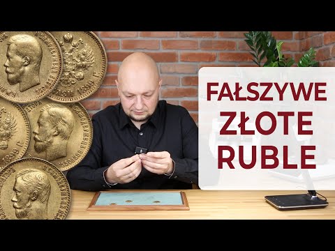 Złote 10 rubli Mikołaja II! Jak rozpoznać falsyfikat!? #monety #numizmatyka #złoto