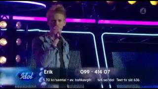 Erik Grönwall - The Show Must Go On [Idol 2009]