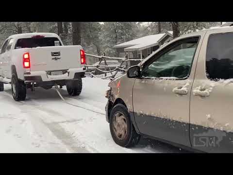 02-13-2021 Kachina Village, AZ - Huge Winter Storm - Stranded Motorists