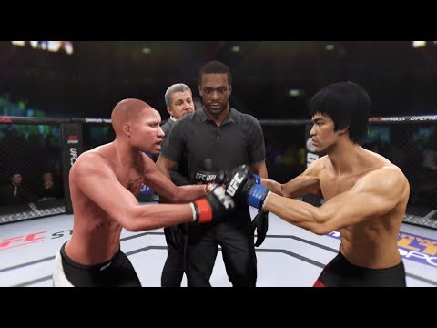 Oleg Mongol vs. Bruce Lee (EA Sports UFC 2) - CPU vs. CPU Rematch
