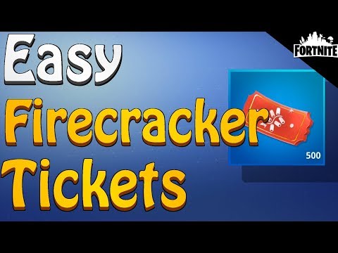 FORTNITE - How To Increase Difficulty And Farm Easy Firecracker Tickets (Valentine's Event Tips) Video