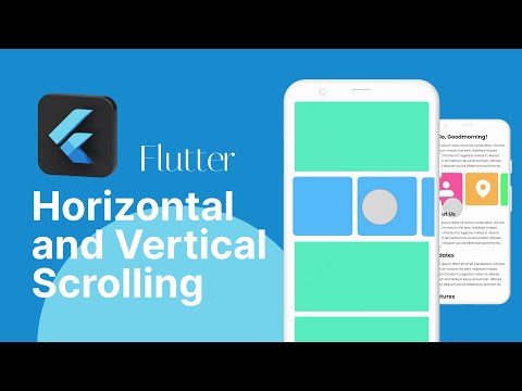 How to create Horizontal ListView in Flutter App | Scrollable ListView ...