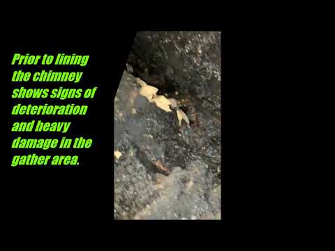 Eldfast Ceramic Chimney Lining (Before and After)