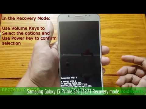 Samsung Galaxy J3 Prime SM-J327T Recovery mode