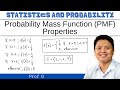 PROBABILITY MASS FUNCTION PROPERTIES PROF D