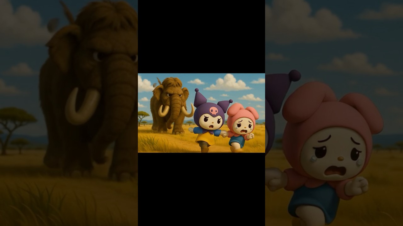 kuromi and melody escape from mammoth #japan #kawaii #unboxing #kuromi #melody