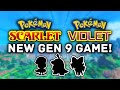 NEW GEN 9 POKEMON GAME! Pokemon Scarlet & Violet Trailer + Starters Revealed!