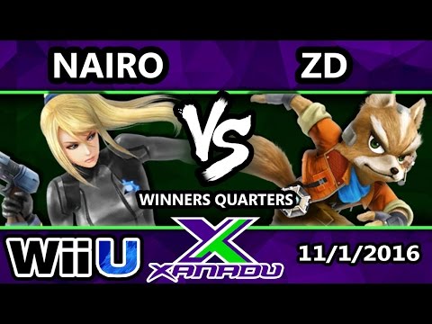 S@X 174 - NRG | Nairo (ZSS) Vs. ZD (Fox, Luigi) - SSB4 Winners Quarters - Smash for Wii U - Smash 4