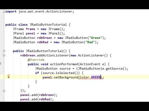 Java Swing Gui Tutorial 24 Jradiobutton