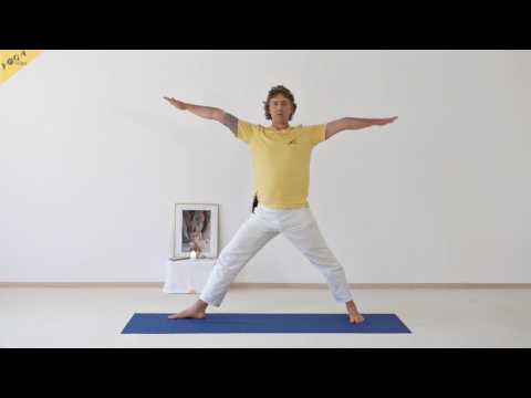 Helden Dreieck - Virabhadrasana - 84 Hauptasanas - Teil 2