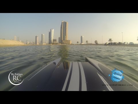RC Speed Boat Zonda Carbon Fiber cat - onboard GoPro3